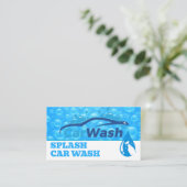 Carte De Visite Bulles de savon de lavage de voiture | AutoCare (Debout devant)