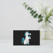 Carte De Visite Bulles de savon Unicorne (Debout devant)