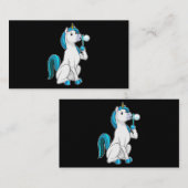 Carte De Visite Bulles de savon Unicorne (Devant / Derrière)