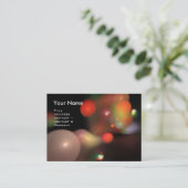 Carte De Visite BULLES QUANTUM Monogramme Vibrant (Debout devant)