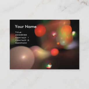 Carte De Visite BULLES QUANTUM  Monogramme Vibrant