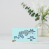 Carte De Visite Bulles soufflantes (Debout devant)