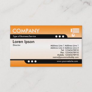 Carte De Visite Bullet Train - Horizon Glow 02