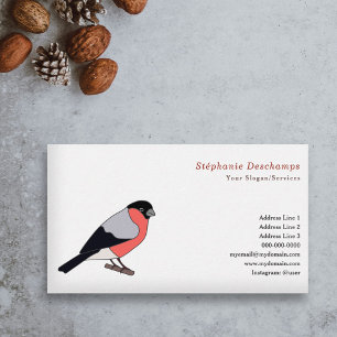 Carte de visite Bullfinch