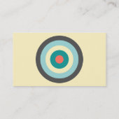 Carte De Visite Bullseye combiné gris par Shirley Taylor (Dos)