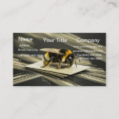 Carte De Visite Bumble Bee Bumblebee éminemment (Devant)