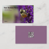 Carte De Visite Bumblebee Boire Son Remplissage (Devant / Derrière)