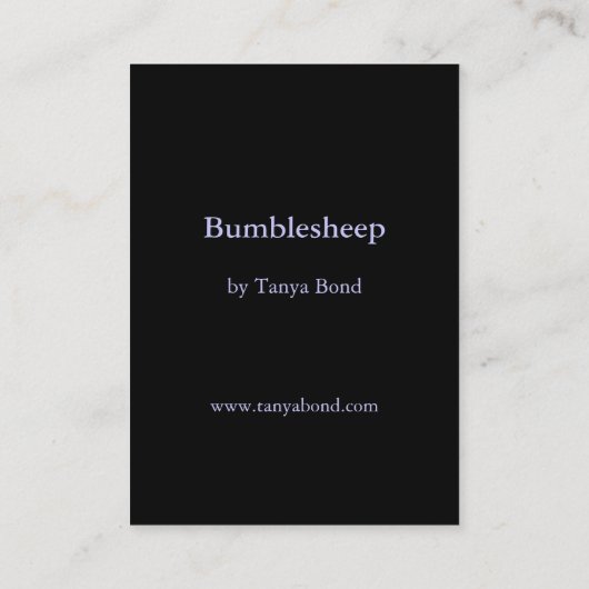 Carte De Visite Bumblesheep (Dos)