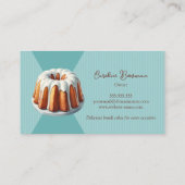 Carte De Visite Bundt Cake Bakery (Dos)
