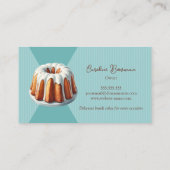 Carte De Visite Bundt Cake Bakery (Dos)