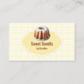 Carte De Visite Bundt Cake Bakery (Devant)