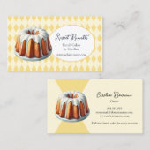 Carte De Visite Bundt Cake Bakery (Devant / Derrière)