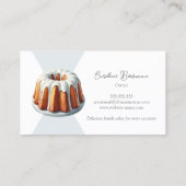 Carte De Visite Bundt Cake Bakery (Dos)