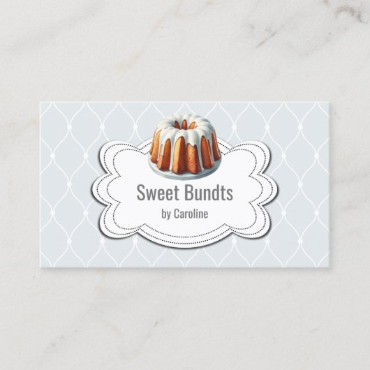 Carte De Visite Bundt Cake Bakery (Devant)