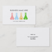 Carte De Visite Bunnies (Devant / Derrière)