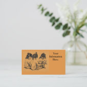 Carte De Visite Bunnies Plage (Debout devant)