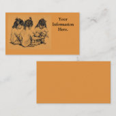 Carte De Visite Bunnies Plage (Devant / Derrière)