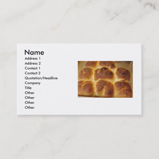 Carte de visite Buns (Devant)