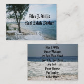 Carte De Visite Bureau d'affaires immobilier professionnel (Devant / Derrière)