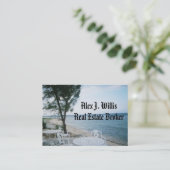 Carte De Visite Bureau d'affaires immobilier professionnel (Debout devant)