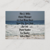 Carte De Visite Bureau d'affaires immobilier professionnel (Dos)