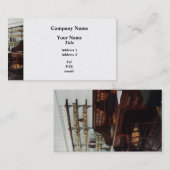 Carte De Visite Bureau dans le laboratoire de chimie - platine (Devant / Derrière)