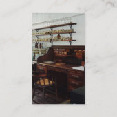 Carte De Visite Bureau dans le laboratoire de chimie - platine (Dos)