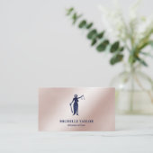 Carte De Visite Bureau d'avocat de luxe moderne (Debout devant)