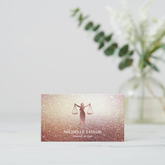 Carte De Visite Bureau d'avocat de luxe moderne (Debout devant)