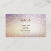 Carte De Visite Bureau d'avocat de luxe moderne (Dos)