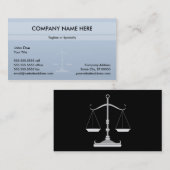 Carte De Visite Bureau de la justice (Devant / Derrière)