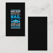 Carte De Visite Bureau de retraite des travailleurs postaux Mailma (Devant / Derrière)