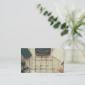 Carte De Visite Bureau de saisie et d'écriture (Debout devant)