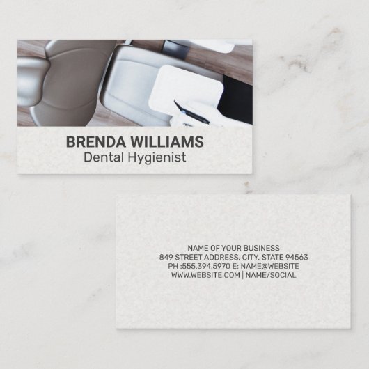 Carte De Visite Bureau dentaire (Devant / Derrière)