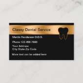 Carte De Visite Bureau dentaire classique (Devant)