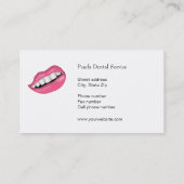 Carte De Visite Bureau des dentistes Connectez-vous avec votre cli (Dos)