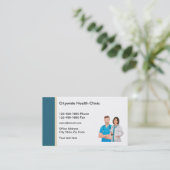 Carte De Visite Bureau des médecins de clinique Médicale (Debout devant)