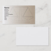 Carte De Visite Bureau du droit (Devant / Derrière)