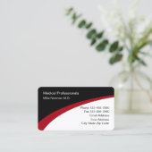 Carte De Visite Bureau du médecin Médicale (Debout devant)