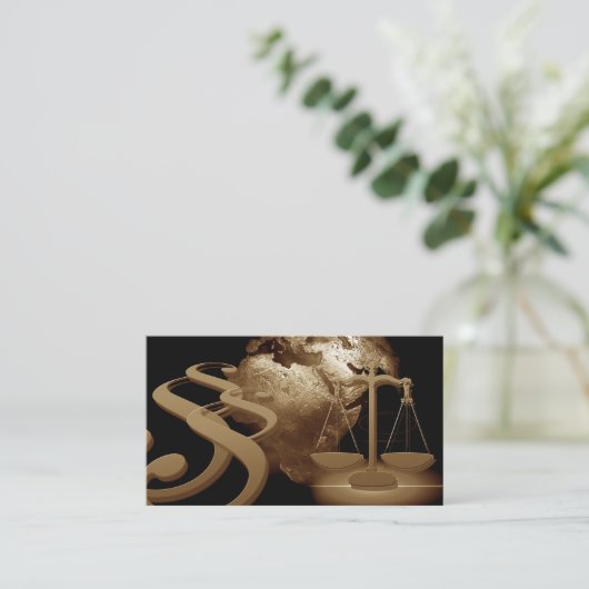 Carte De Visite Bureau du Procureur (Debout devant)