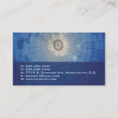 Carte De Visite Bureau du Procureur de Compass moderne (Dos)