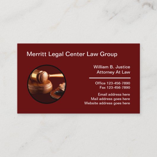 Carte De Visite Bureau du Procureur général (Devant)