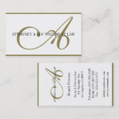 Carte De Visite Bureau juridique de cabinet juridique de (Devant / Derrière)