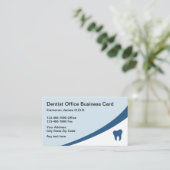 Carte De Visite Bureau moderne de dentiste (Debout devant)