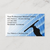 Carte De Visite Bureau Professionnel De Nettoyage De Fenêtres Et R (Devant)