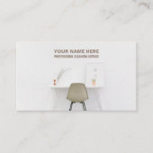 Carte De Visite Bureau, service de nettoyage (Devant)