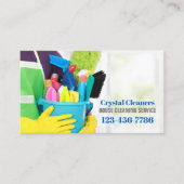 Carte De Visite Bureau Services de nettoyage ménager (Devant)