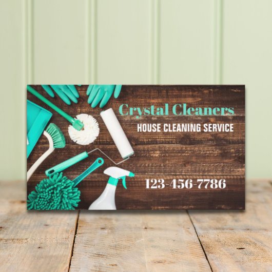 Carte De Visite Bureau Services de nettoyage ménager