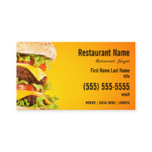 Carte de visite Burger