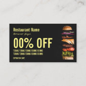 Carte de visite Burger (Dos)